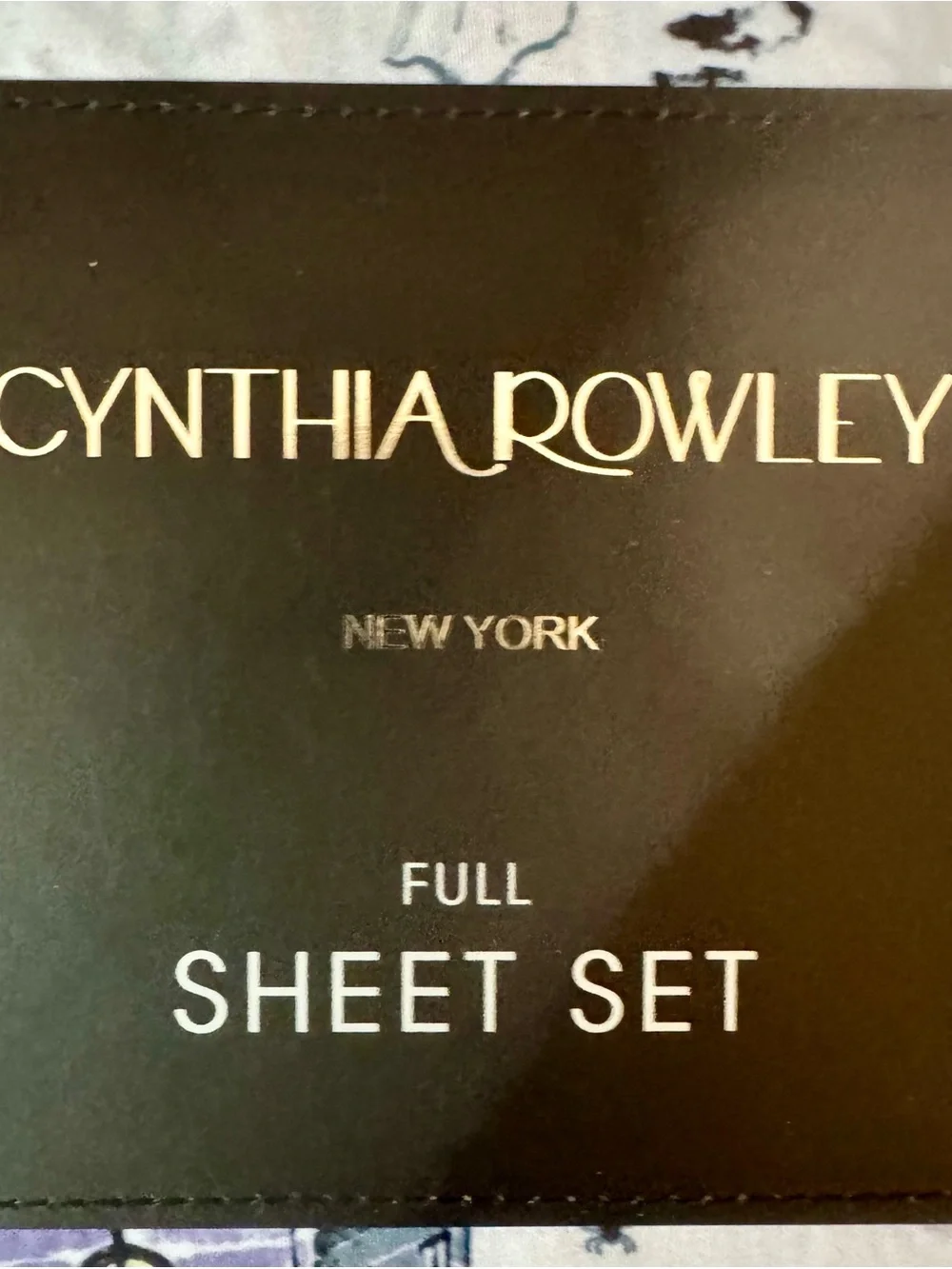 Cynthia Rowley Halloween Village Full Sheet Set - White, Purple & Orange Accents